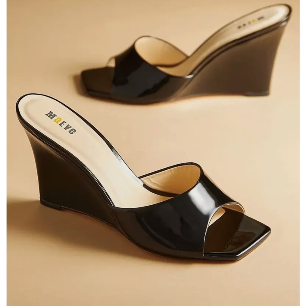 Maeve Square-Toe Mules Size 8